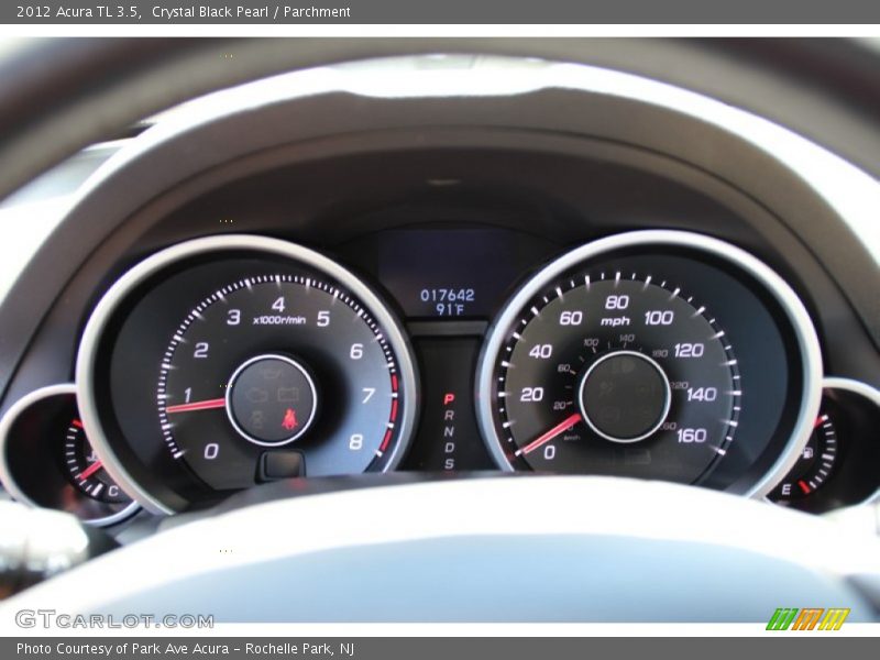 Crystal Black Pearl / Parchment 2012 Acura TL 3.5