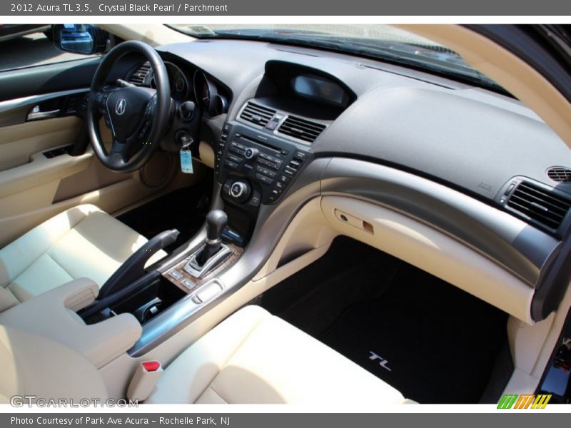 Crystal Black Pearl / Parchment 2012 Acura TL 3.5