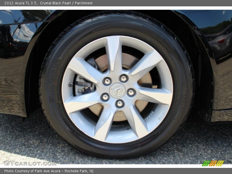 Crystal Black Pearl / Parchment 2012 Acura TL 3.5