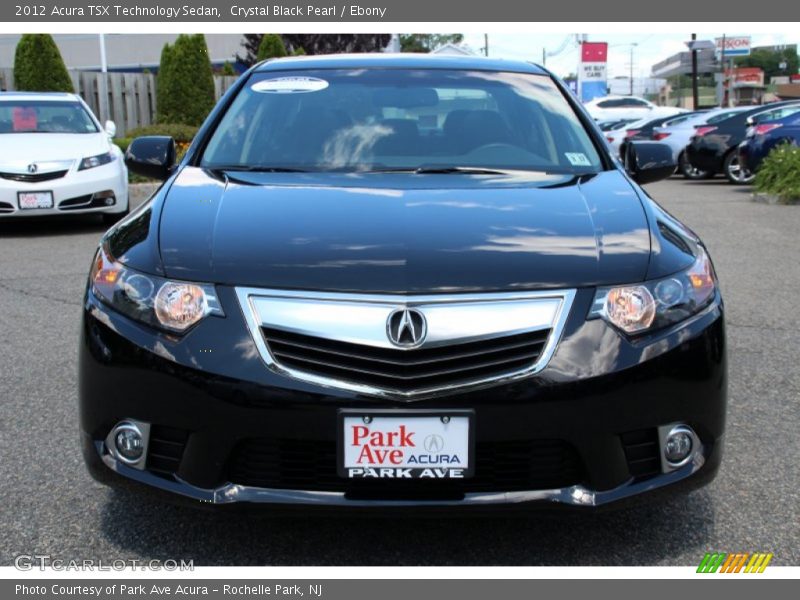 Crystal Black Pearl / Ebony 2012 Acura TSX Technology Sedan