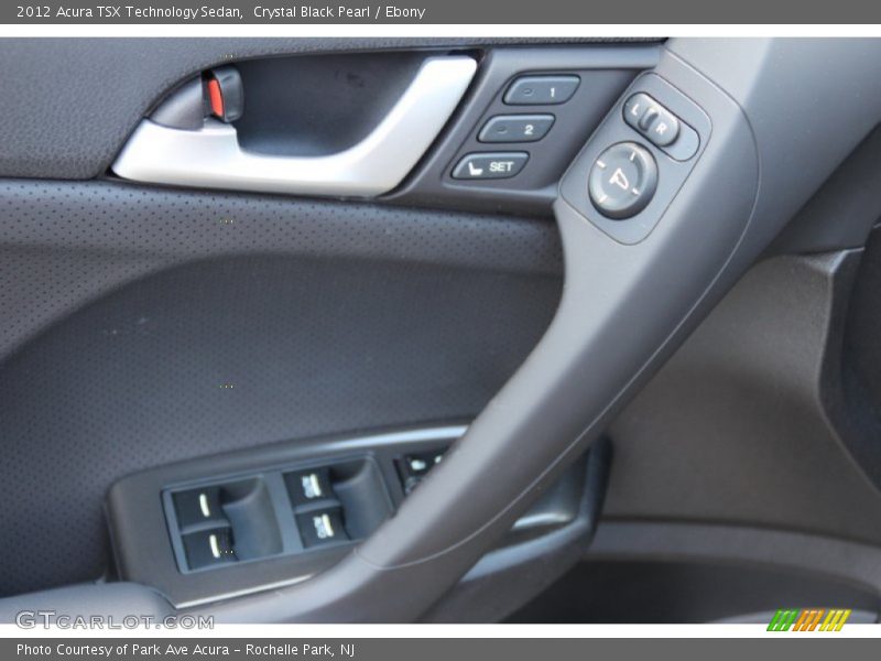Crystal Black Pearl / Ebony 2012 Acura TSX Technology Sedan