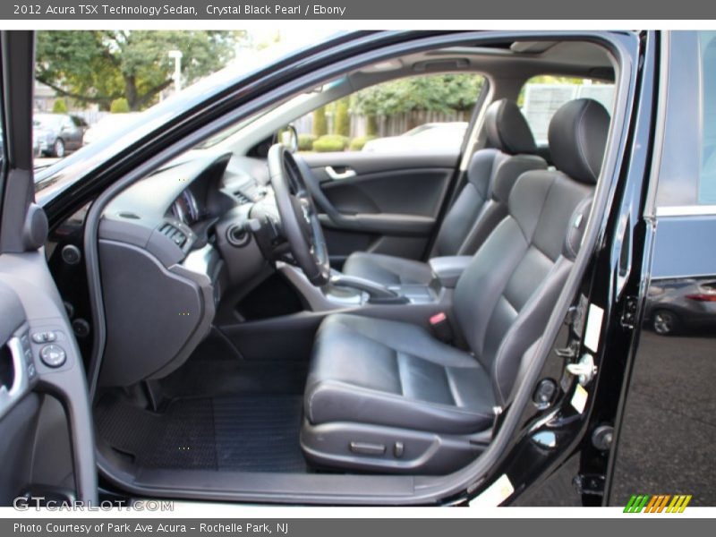 Crystal Black Pearl / Ebony 2012 Acura TSX Technology Sedan