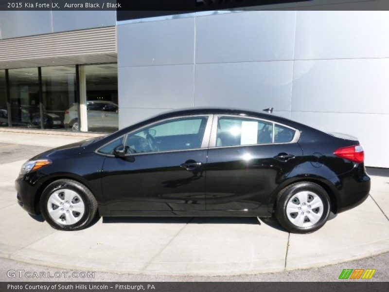 Aurora Black / Black 2015 Kia Forte LX