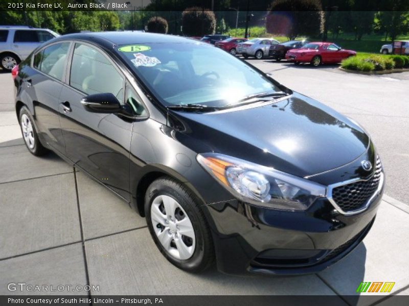 Aurora Black / Black 2015 Kia Forte LX