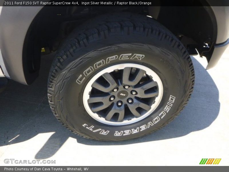Ingot Silver Metallic / Raptor Black/Orange 2011 Ford F150 SVT Raptor SuperCrew 4x4