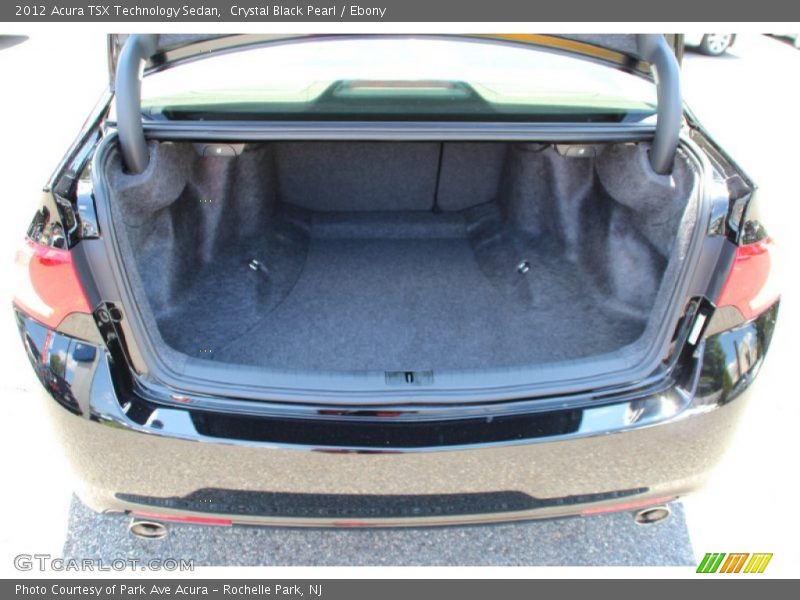 Crystal Black Pearl / Ebony 2012 Acura TSX Technology Sedan