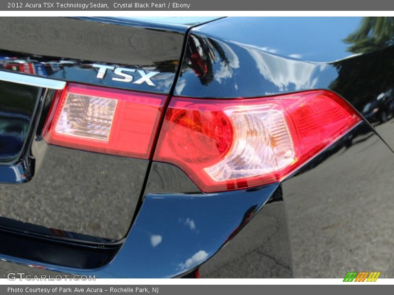 Crystal Black Pearl / Ebony 2012 Acura TSX Technology Sedan