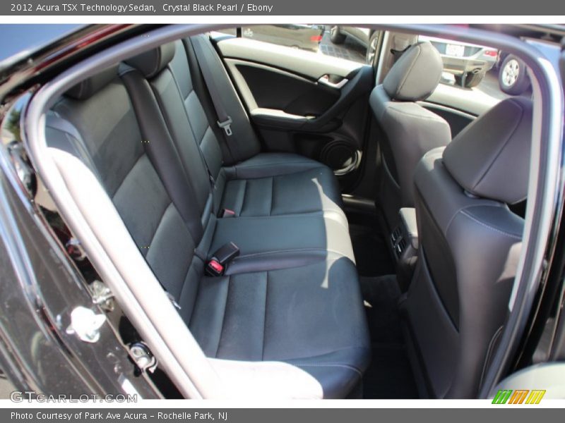 Crystal Black Pearl / Ebony 2012 Acura TSX Technology Sedan