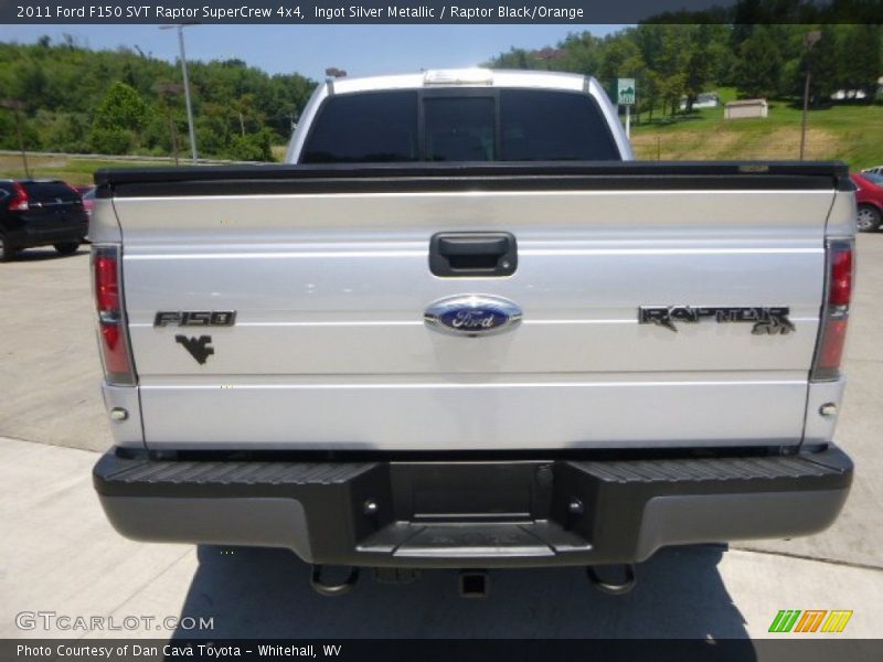 Ingot Silver Metallic / Raptor Black/Orange 2011 Ford F150 SVT Raptor SuperCrew 4x4