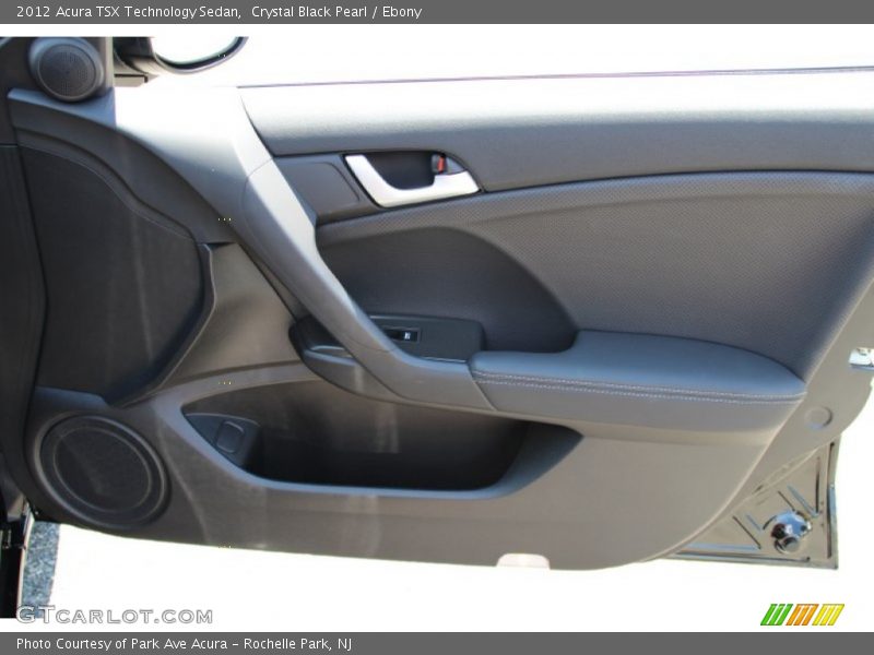 Crystal Black Pearl / Ebony 2012 Acura TSX Technology Sedan