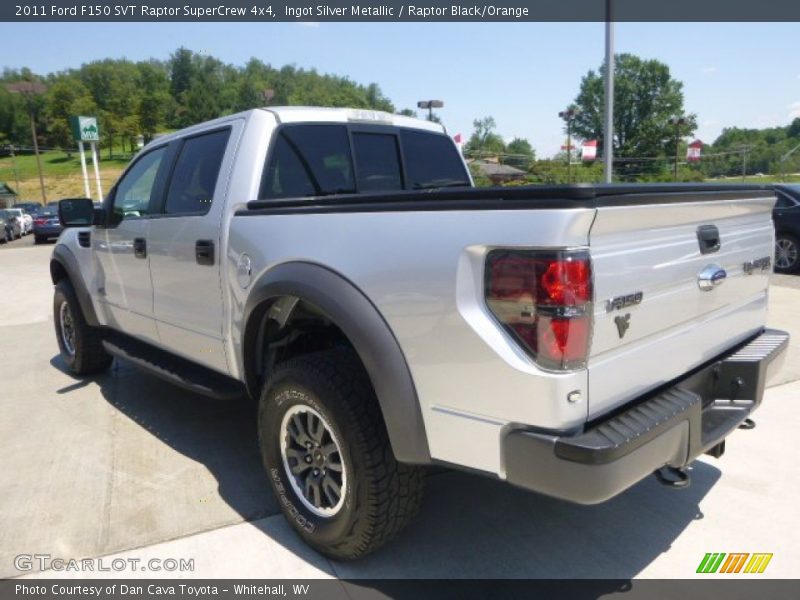 Ingot Silver Metallic / Raptor Black/Orange 2011 Ford F150 SVT Raptor SuperCrew 4x4