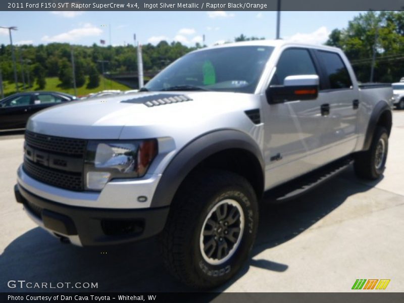 Ingot Silver Metallic / Raptor Black/Orange 2011 Ford F150 SVT Raptor SuperCrew 4x4