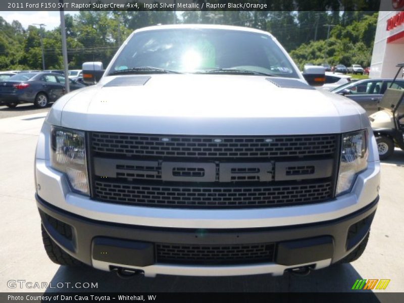 Ingot Silver Metallic / Raptor Black/Orange 2011 Ford F150 SVT Raptor SuperCrew 4x4