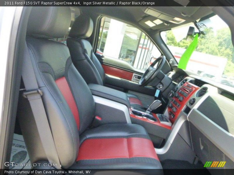 Ingot Silver Metallic / Raptor Black/Orange 2011 Ford F150 SVT Raptor SuperCrew 4x4