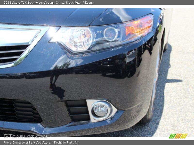 Crystal Black Pearl / Ebony 2012 Acura TSX Technology Sedan