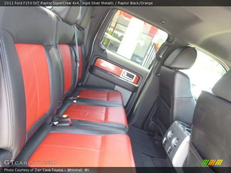 Ingot Silver Metallic / Raptor Black/Orange 2011 Ford F150 SVT Raptor SuperCrew 4x4