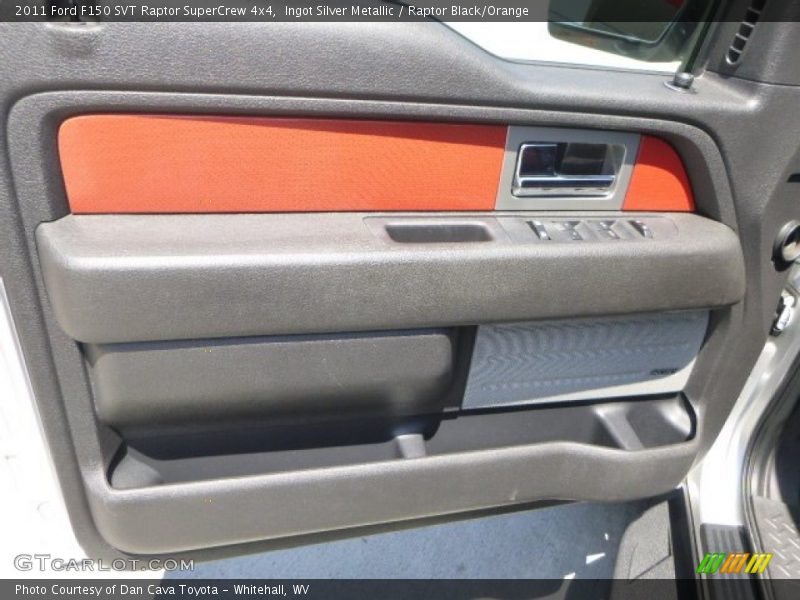 Ingot Silver Metallic / Raptor Black/Orange 2011 Ford F150 SVT Raptor SuperCrew 4x4