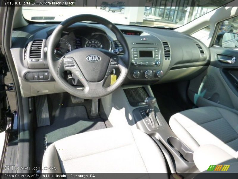 Aurora Black / Black 2015 Kia Forte LX