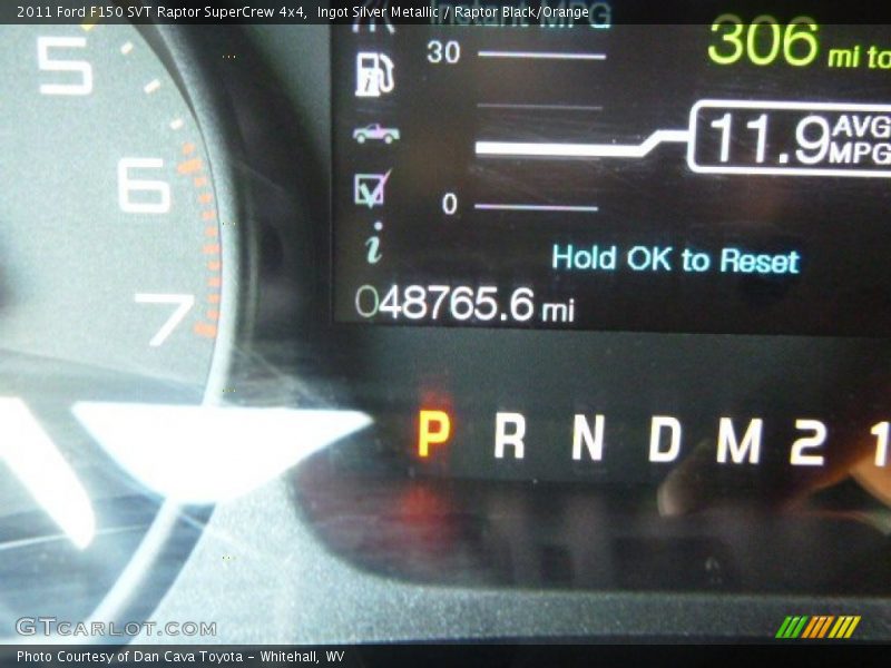 Ingot Silver Metallic / Raptor Black/Orange 2011 Ford F150 SVT Raptor SuperCrew 4x4