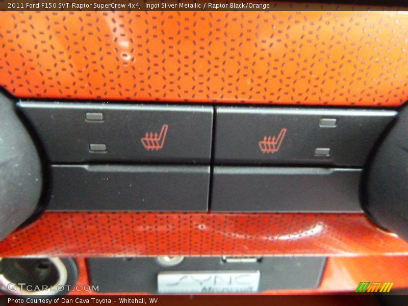 Ingot Silver Metallic / Raptor Black/Orange 2011 Ford F150 SVT Raptor SuperCrew 4x4