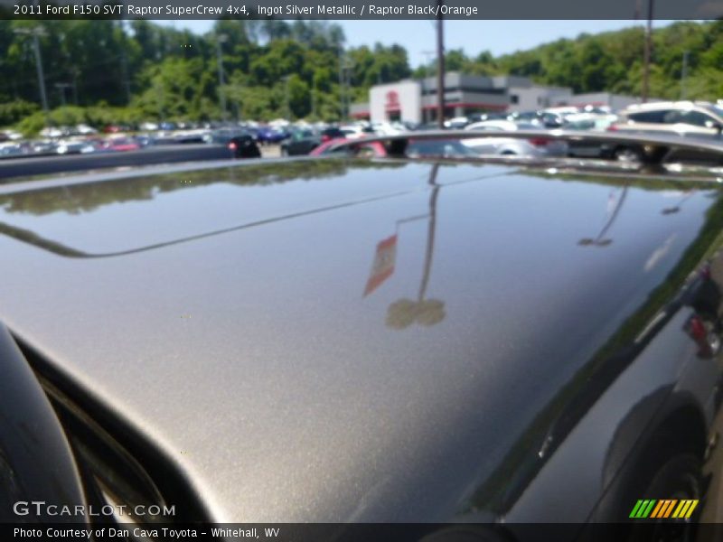 Ingot Silver Metallic / Raptor Black/Orange 2011 Ford F150 SVT Raptor SuperCrew 4x4