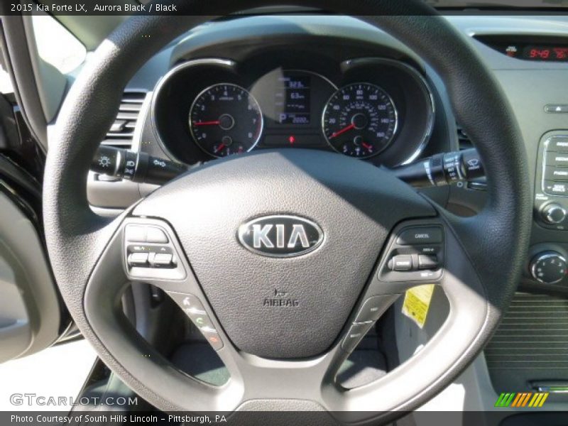 Aurora Black / Black 2015 Kia Forte LX