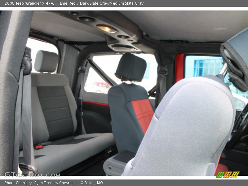 Flame Red / Dark Slate Gray/Medium Slate Gray 2008 Jeep Wrangler X 4x4