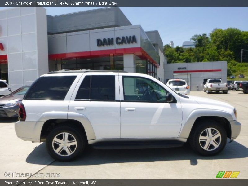 Summit White / Light Gray 2007 Chevrolet TrailBlazer LT 4x4