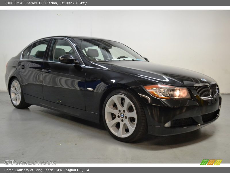 Jet Black / Gray 2008 BMW 3 Series 335i Sedan