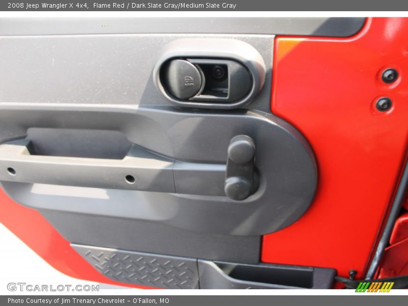 Flame Red / Dark Slate Gray/Medium Slate Gray 2008 Jeep Wrangler X 4x4