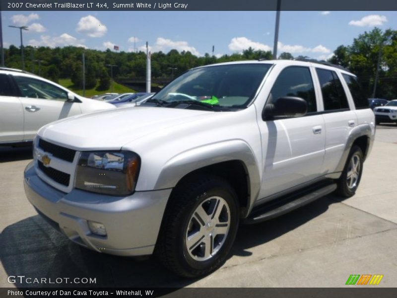 Summit White / Light Gray 2007 Chevrolet TrailBlazer LT 4x4