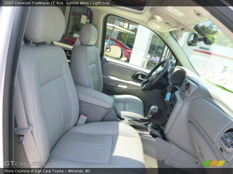 Summit White / Light Gray 2007 Chevrolet TrailBlazer LT 4x4