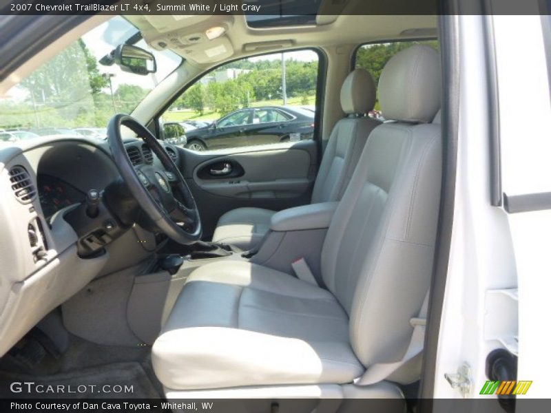 Summit White / Light Gray 2007 Chevrolet TrailBlazer LT 4x4