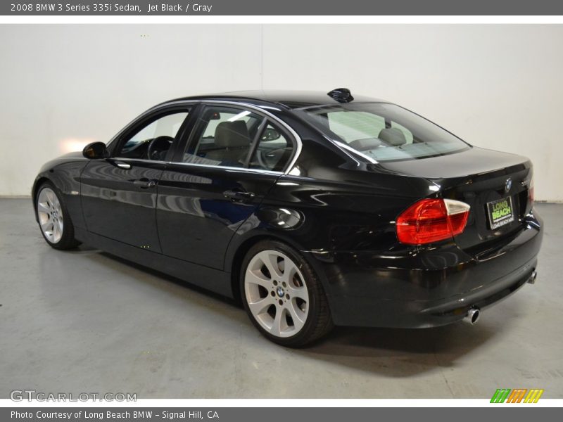 Jet Black / Gray 2008 BMW 3 Series 335i Sedan