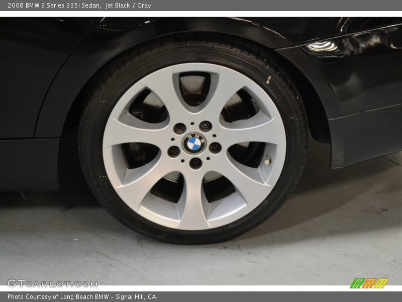 Jet Black / Gray 2008 BMW 3 Series 335i Sedan