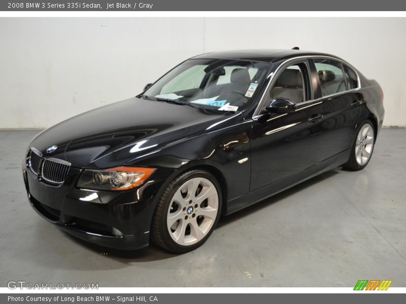 Jet Black / Gray 2008 BMW 3 Series 335i Sedan