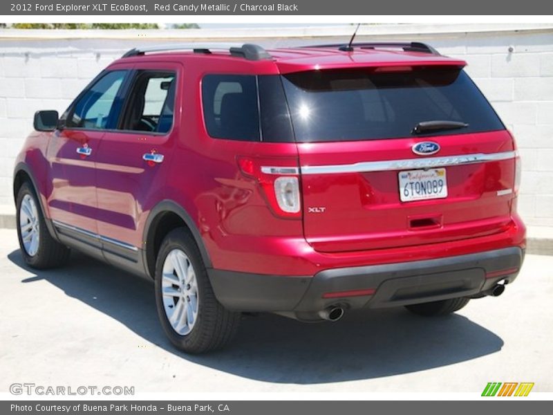 Red Candy Metallic / Charcoal Black 2012 Ford Explorer XLT EcoBoost
