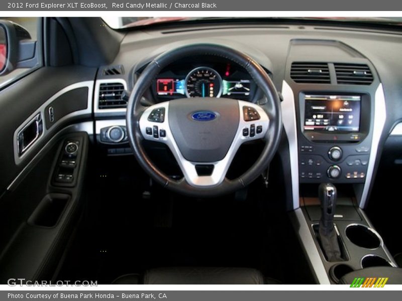 Red Candy Metallic / Charcoal Black 2012 Ford Explorer XLT EcoBoost