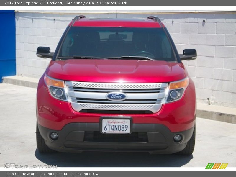Red Candy Metallic / Charcoal Black 2012 Ford Explorer XLT EcoBoost