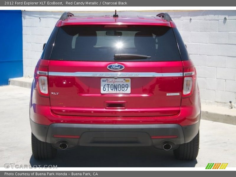 Red Candy Metallic / Charcoal Black 2012 Ford Explorer XLT EcoBoost