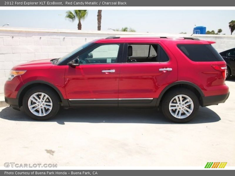 Red Candy Metallic / Charcoal Black 2012 Ford Explorer XLT EcoBoost