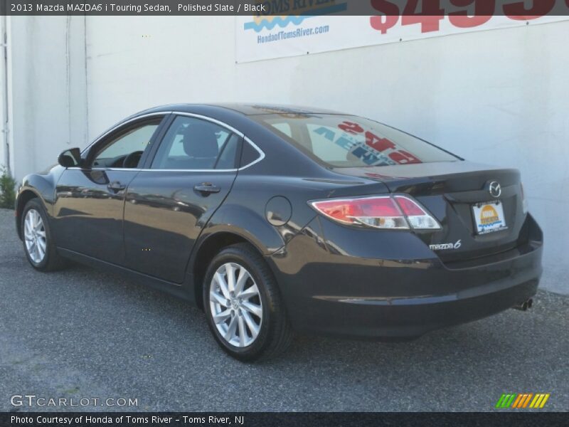 Polished Slate / Black 2013 Mazda MAZDA6 i Touring Sedan