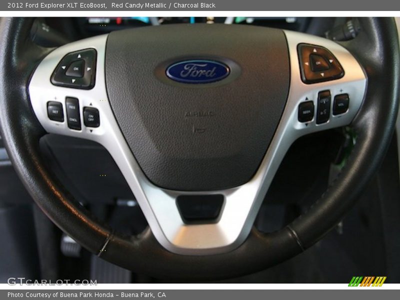 Red Candy Metallic / Charcoal Black 2012 Ford Explorer XLT EcoBoost