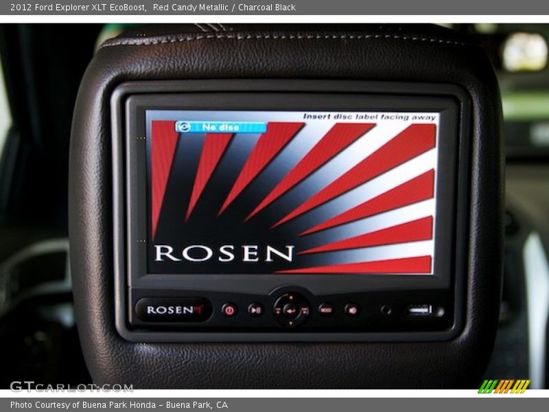 Red Candy Metallic / Charcoal Black 2012 Ford Explorer XLT EcoBoost