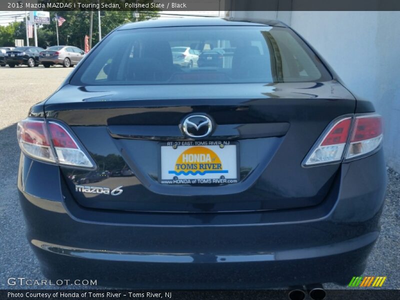 Polished Slate / Black 2013 Mazda MAZDA6 i Touring Sedan
