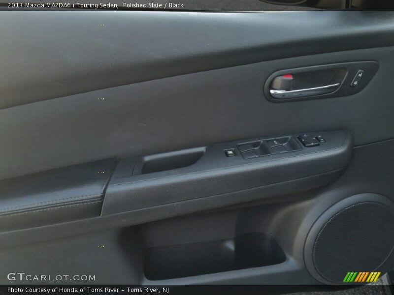 Polished Slate / Black 2013 Mazda MAZDA6 i Touring Sedan