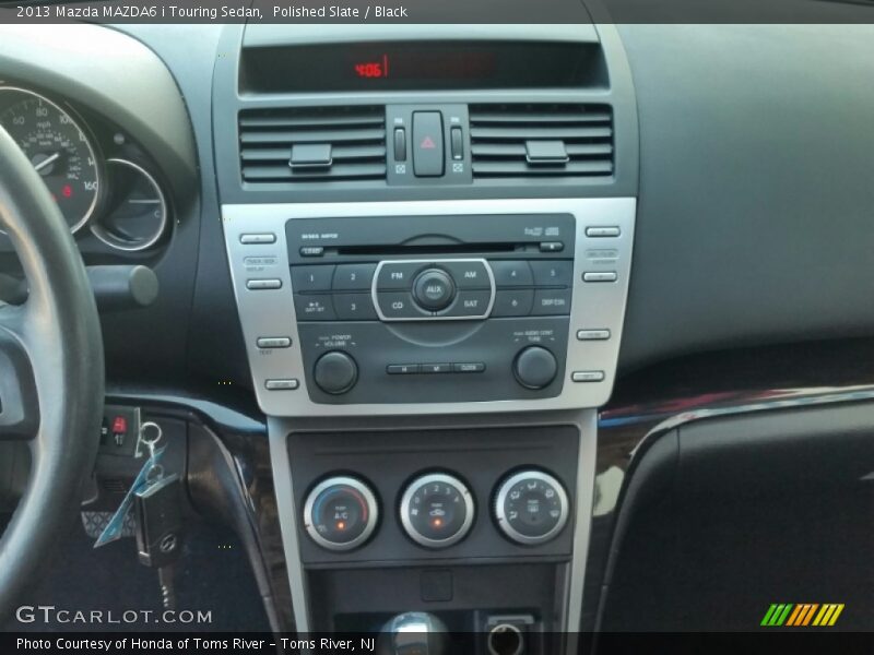 Polished Slate / Black 2013 Mazda MAZDA6 i Touring Sedan