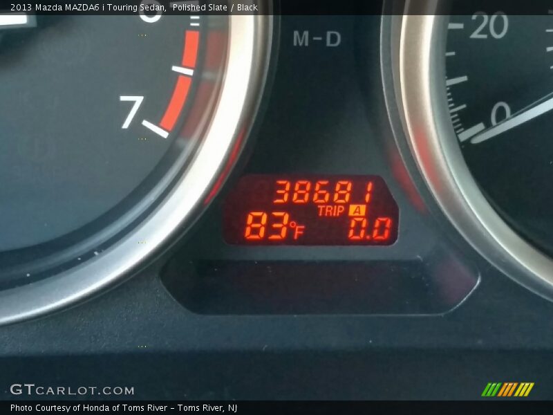 Polished Slate / Black 2013 Mazda MAZDA6 i Touring Sedan