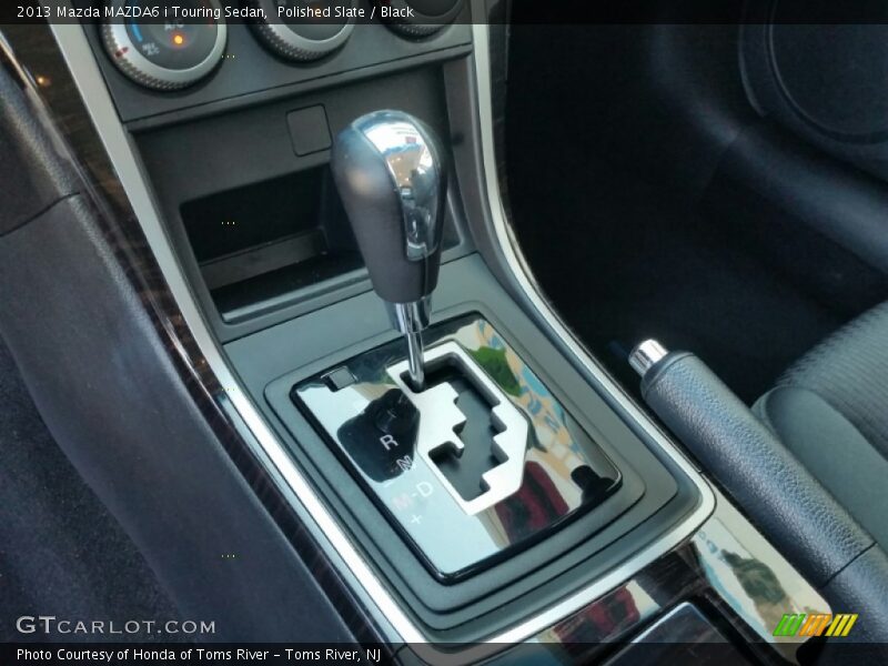 Polished Slate / Black 2013 Mazda MAZDA6 i Touring Sedan