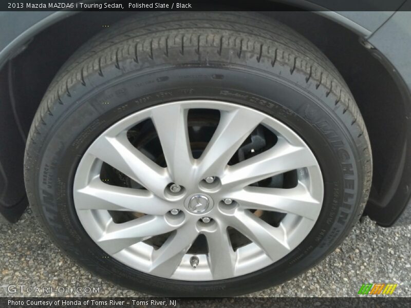 Polished Slate / Black 2013 Mazda MAZDA6 i Touring Sedan